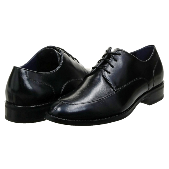 Cole Haan Men's Lenox Hill Split Toe Oxford, Black Size 10.5 Pre-Owned - Picture 1 of 10